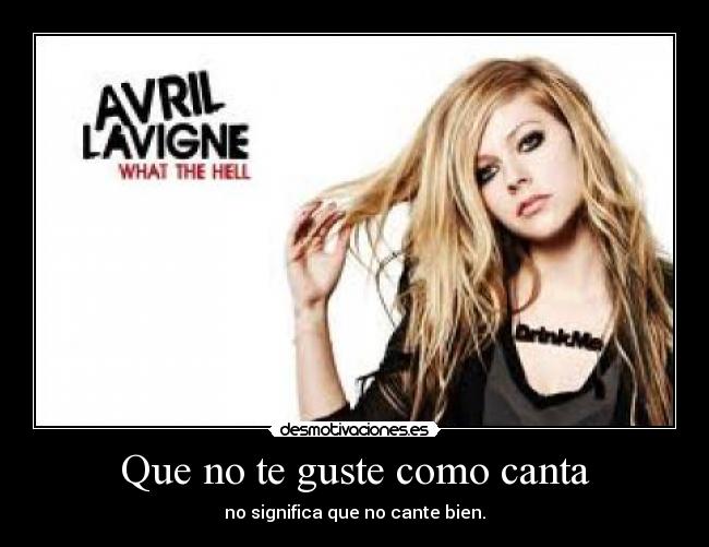 Que no te guste como canta - no significa que no cante bien.