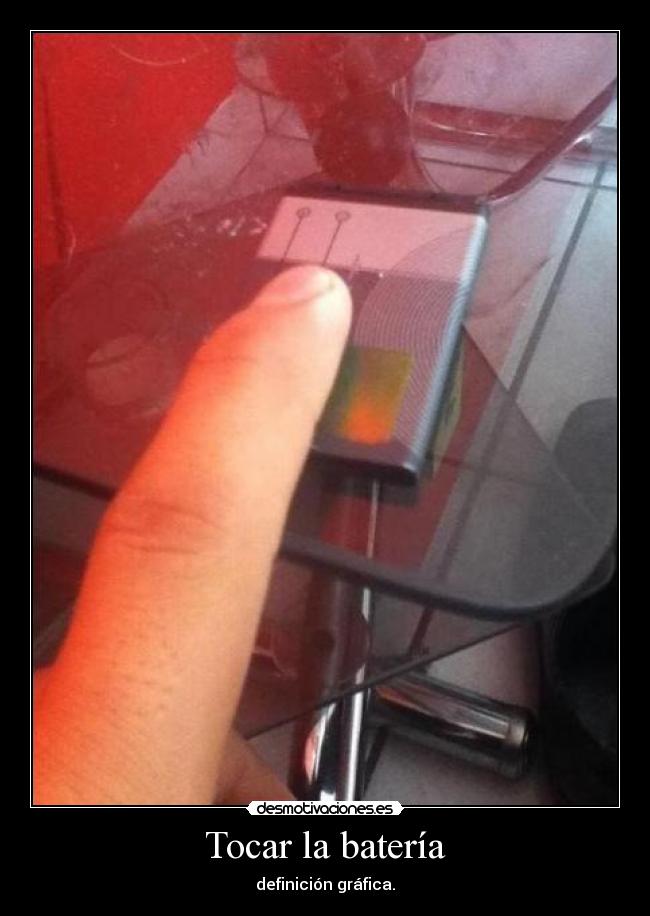 Tocar la batería - definición gráfica.