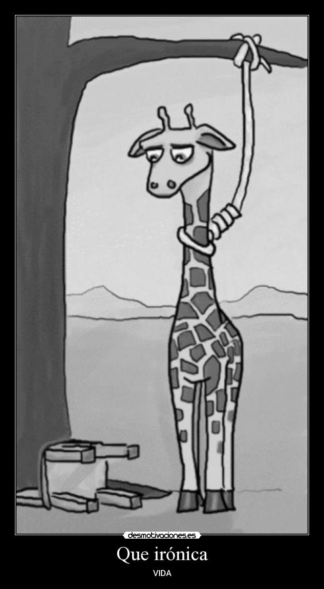Que irónica -