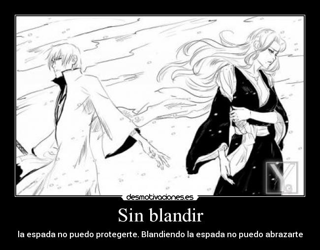 Sin blandir -