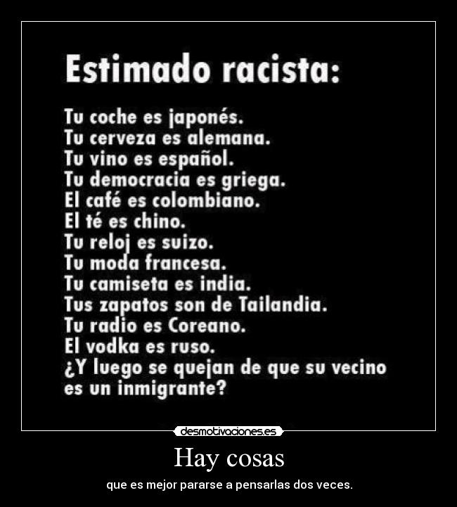 Hay cosas - 