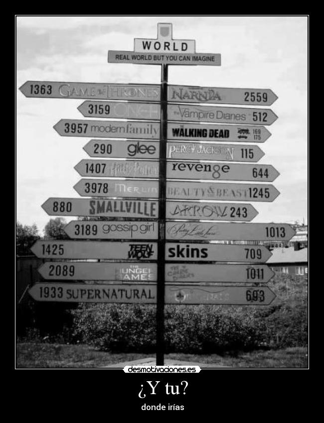 ¿Y tu? - donde irías