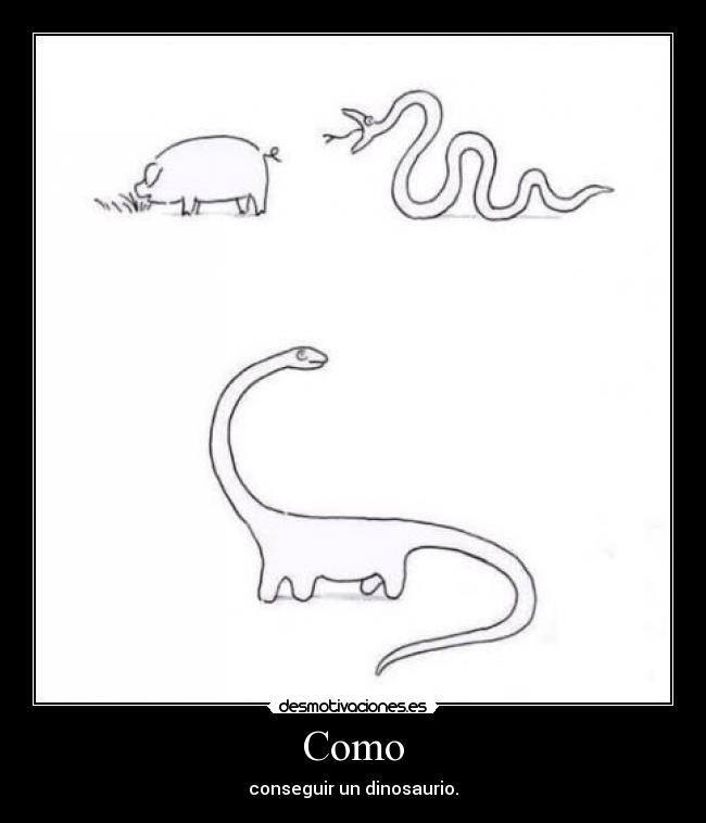Como - conseguir un dinosaurio.