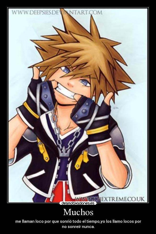 carteles happy sora anime mukuroattacks desmotivaciones