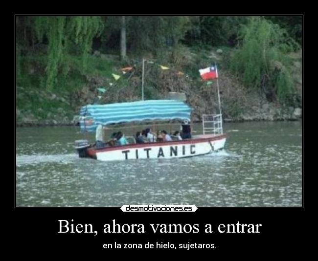 Bien, ahora vamos a entrar - 