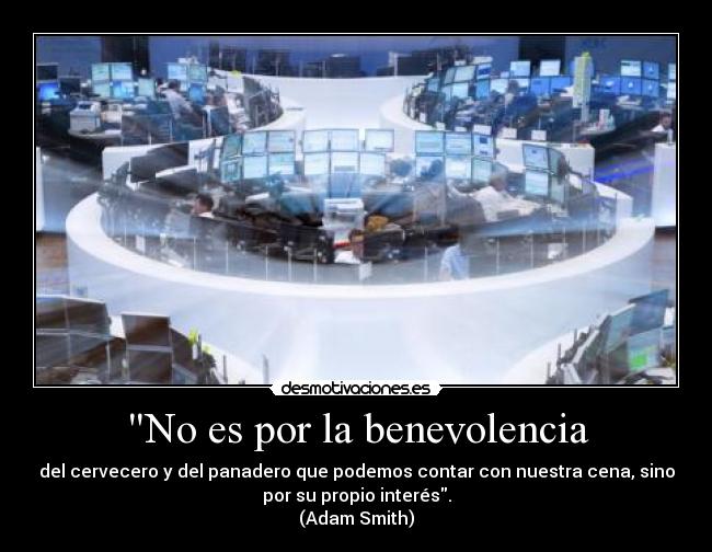 No es por la benevolencia - 