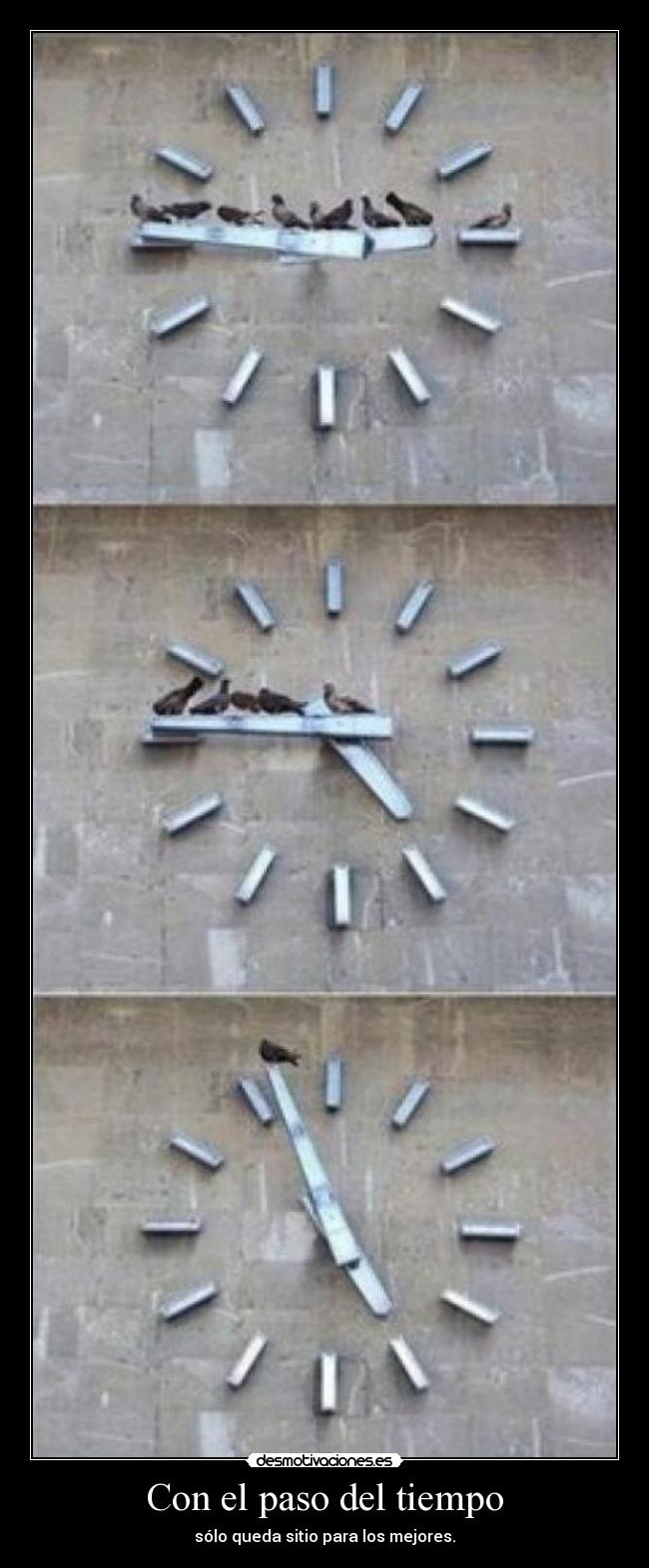 Con el paso del tiempo -