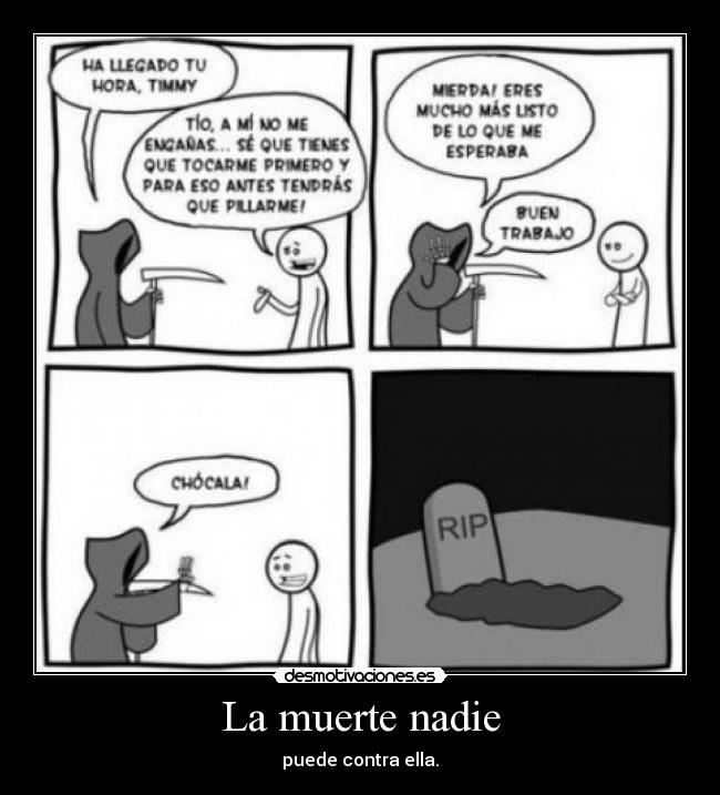 La muerte nadie -