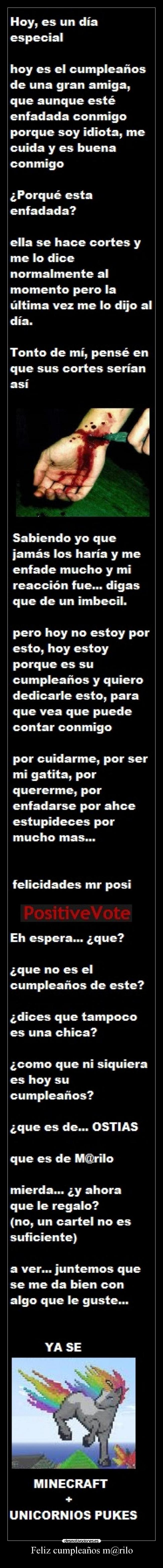 Feliz cumpleaños m@rilo - 