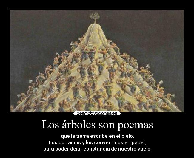 Los árboles son poemas - 