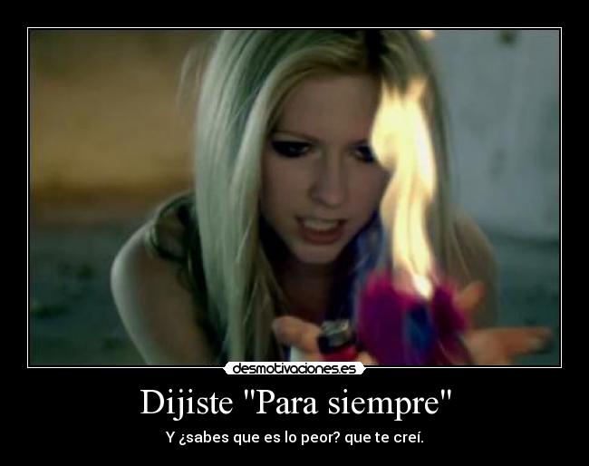 Dijiste Para siempre - 