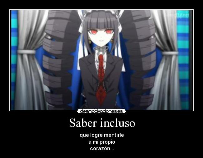 Saber incluso -