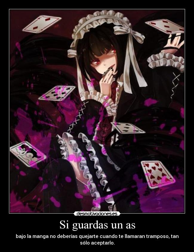 Si guardas un as - 