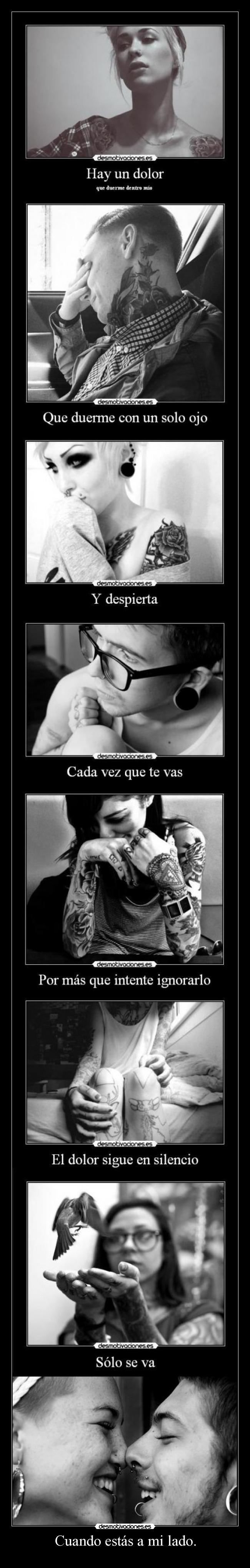 Cuando estás a mi lado. -