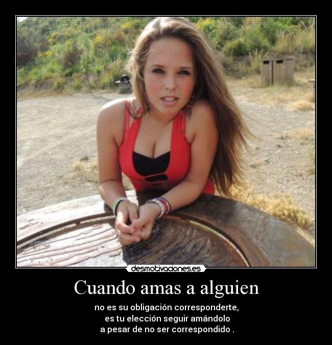 Cuando amas a alguien -