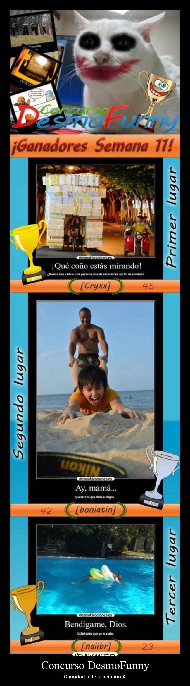 Concurso DesmoFunny - Ganadores de la semana XI