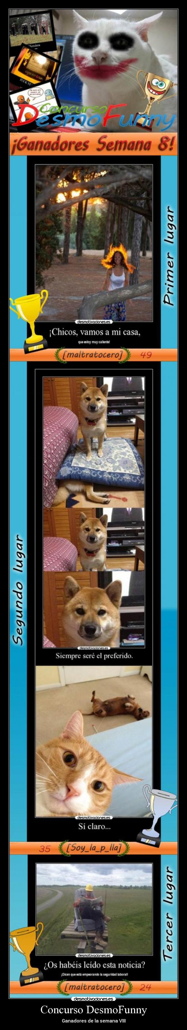 Concurso DesmoFunny - Ganadores de la semana VIII