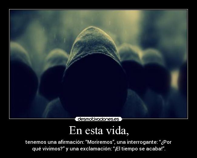 En esta vida, - 
