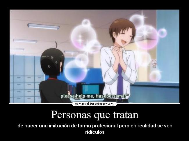 Personas que tratan - 