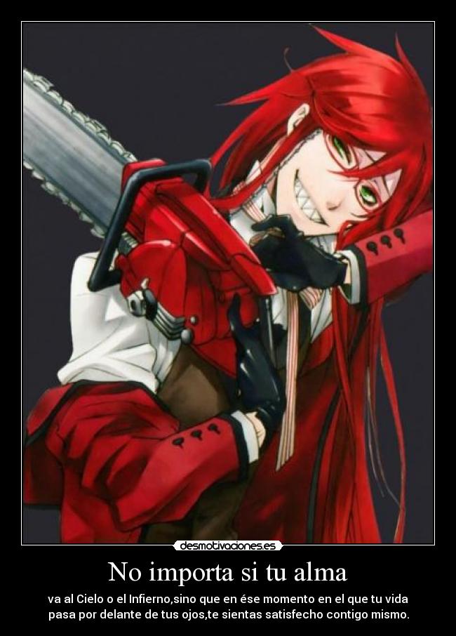 No importa si tu alma -