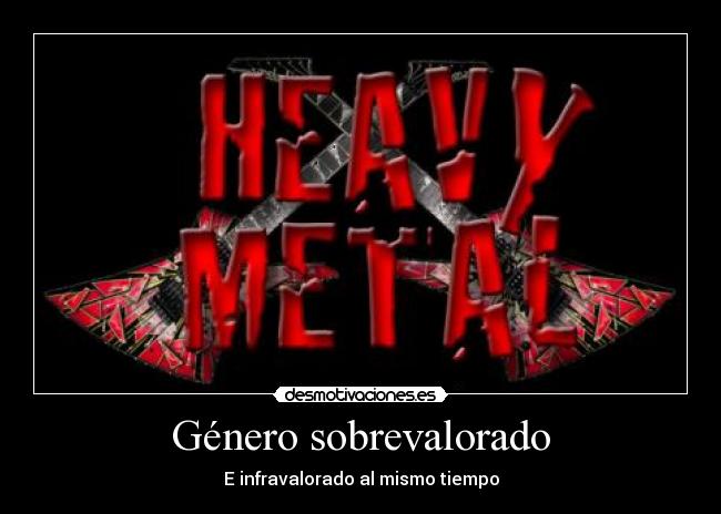 Género sobrevalorado - 