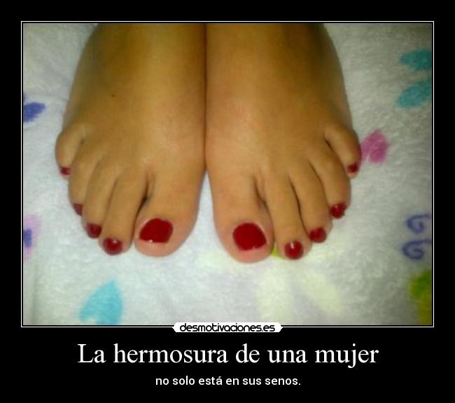 carteles mujer pies desmotivaciones