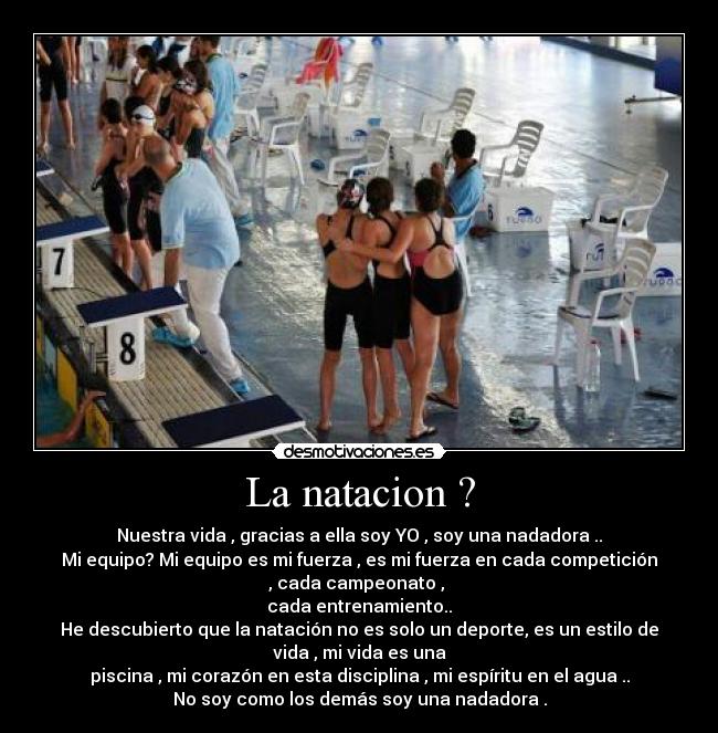 La natacion ? -