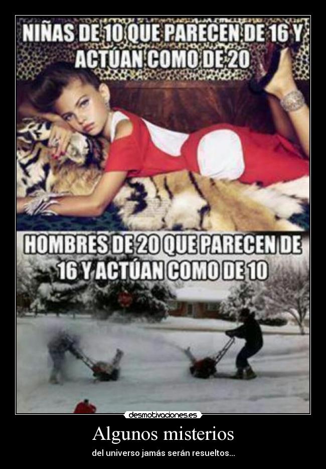 Algunos misterios - del universo jamás serán resueltos...