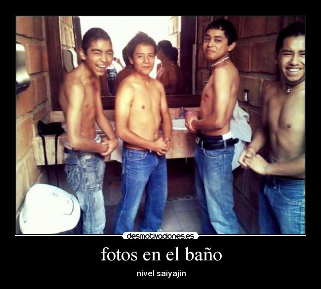 fotos en el baño -