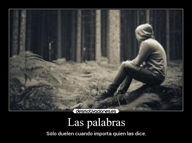 Las palabras -