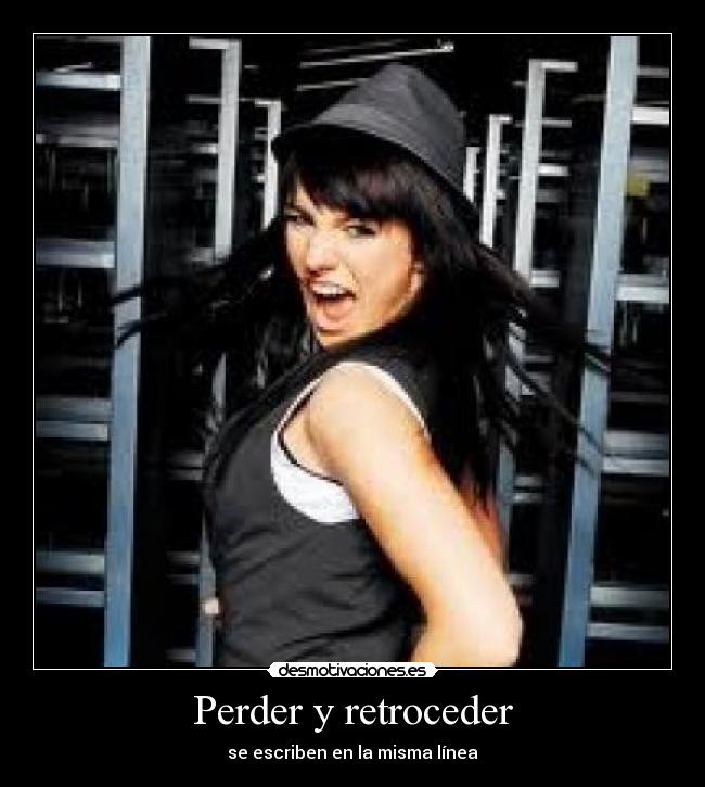 Perder y retroceder -