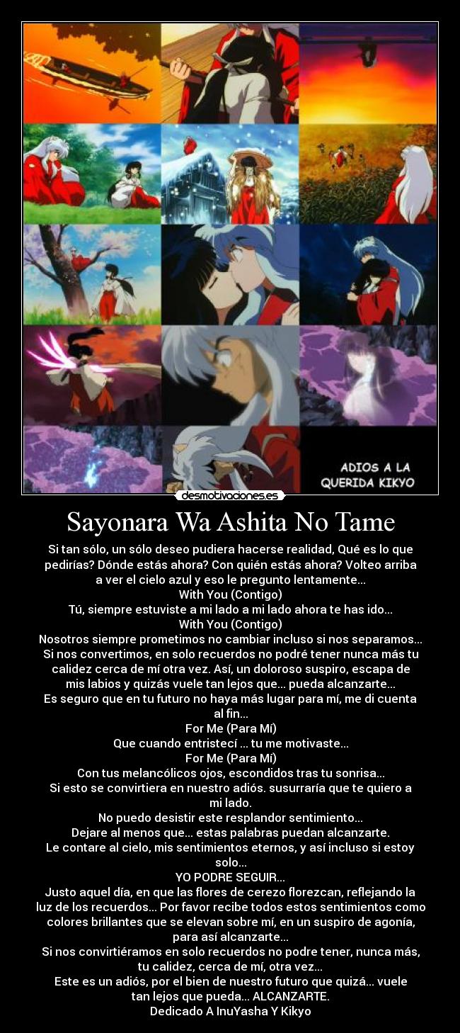 Sayonara Wa Ashita No Tame -