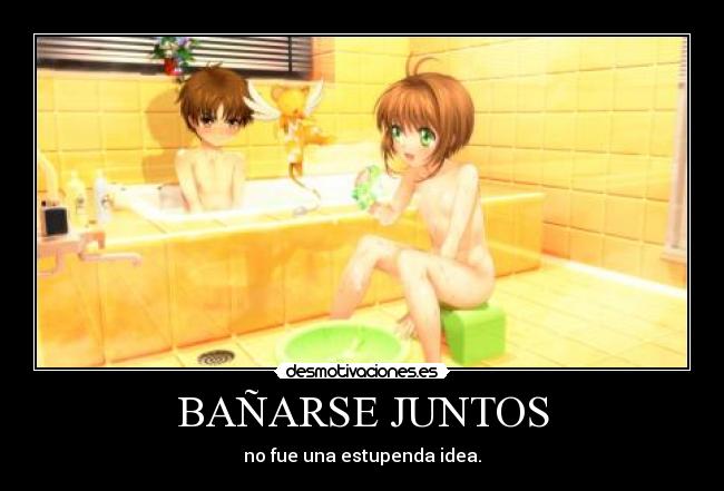 BAÑARSE JUNTOS - no fue una estupenda idea.