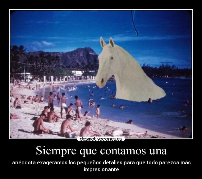 Siempre que contamos una - 