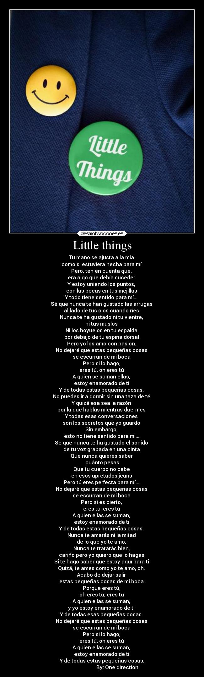 Little things -