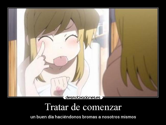 Tratar de comenzar -