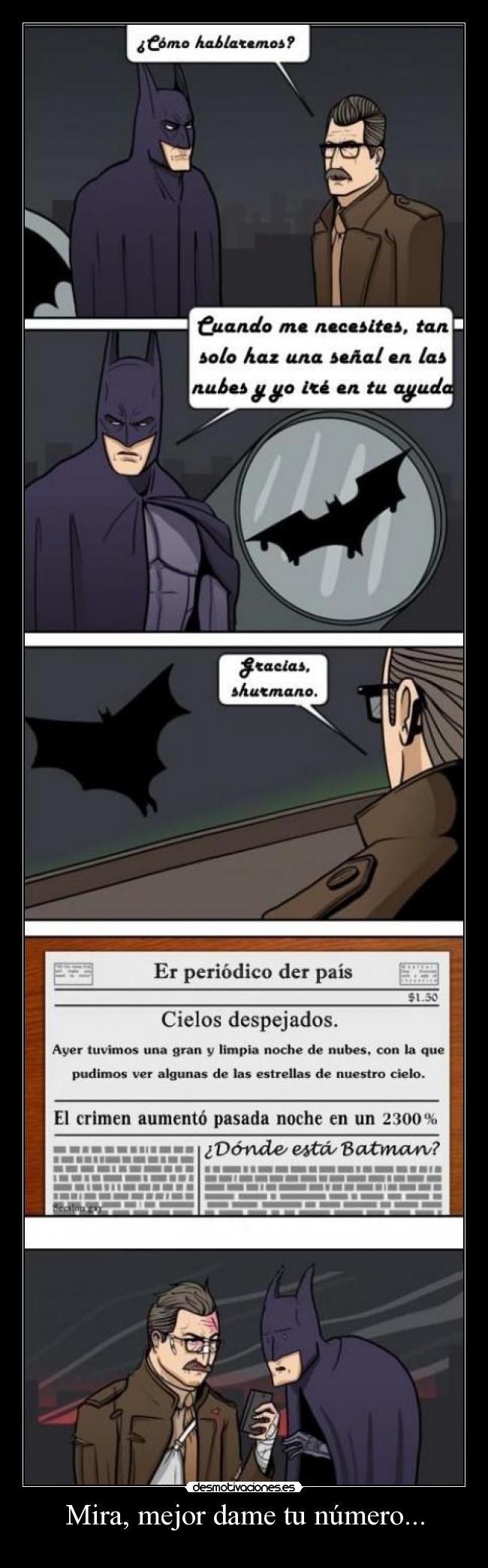 Mira, mejor dame tu número... - 