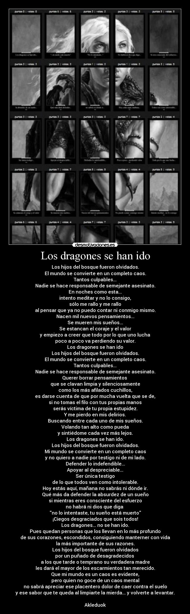 Los dragones se han ido - 