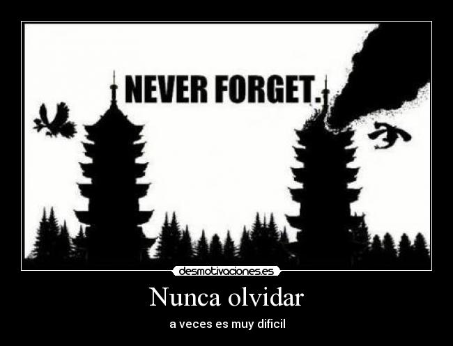 Nunca olvidar -