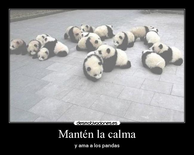 Mantén la calma -