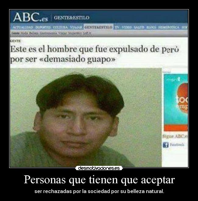 Personas que tienen que aceptar - 