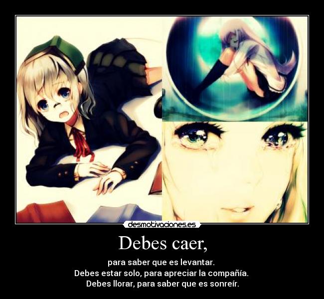 Debes caer, - 