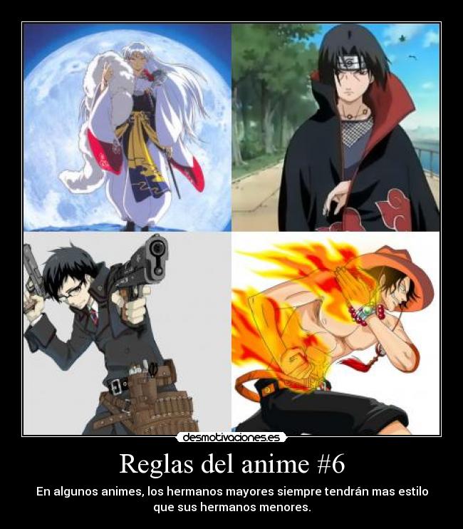 Reglas del anime #6 -