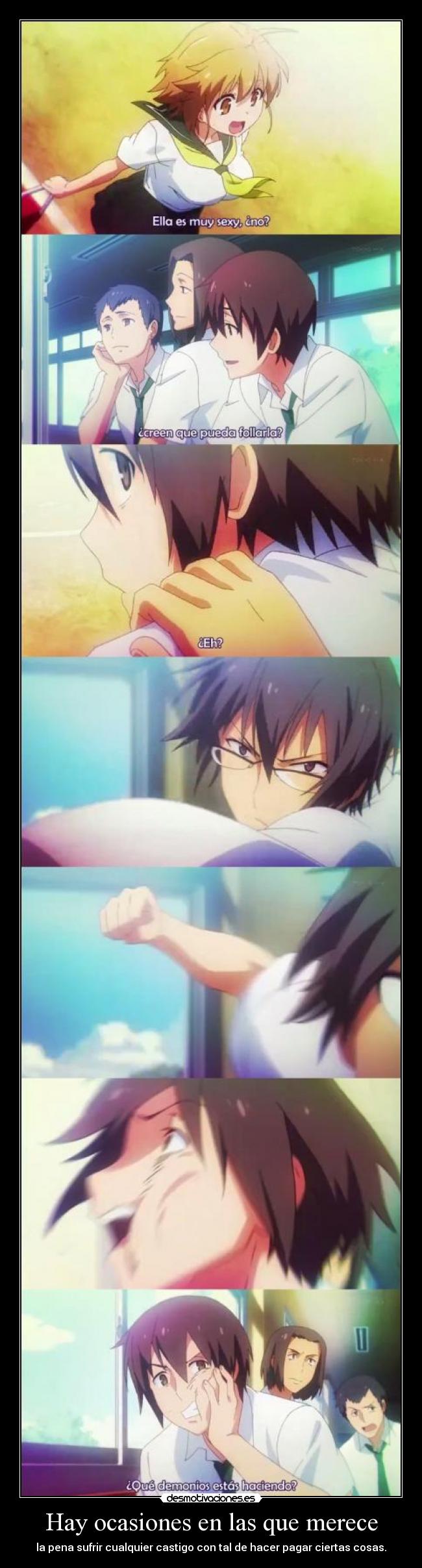 carteles raptorhunters nigatsu harukaze anime manga otaku sakurasou castigo pelea jin amor love misaki desmotivaciones