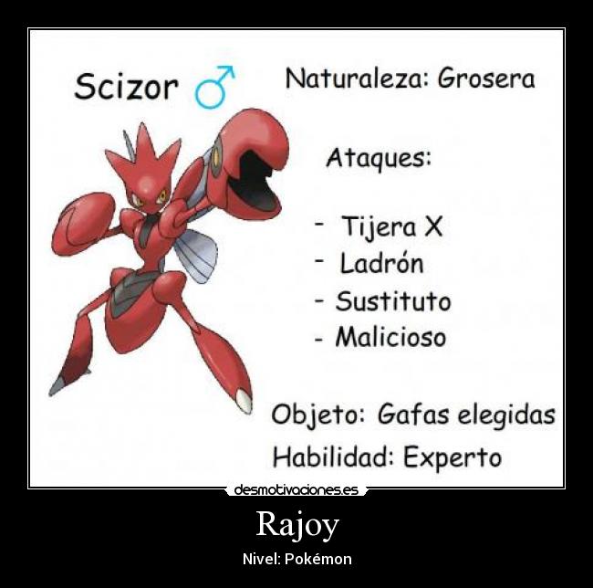 Rajoy - Nivel: Pokémon