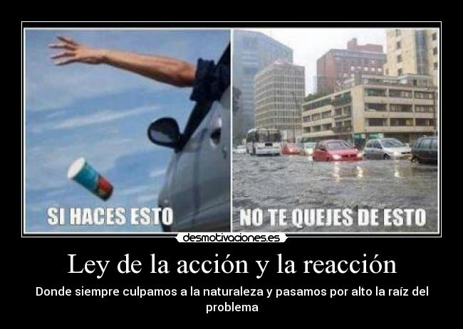 Ley de la acción y la reacción - 