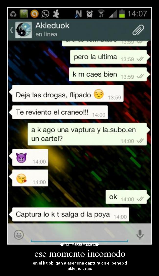 ese momento incomodo - 