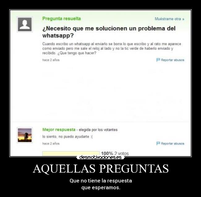 AQUELLAS PREGUNTAS - 