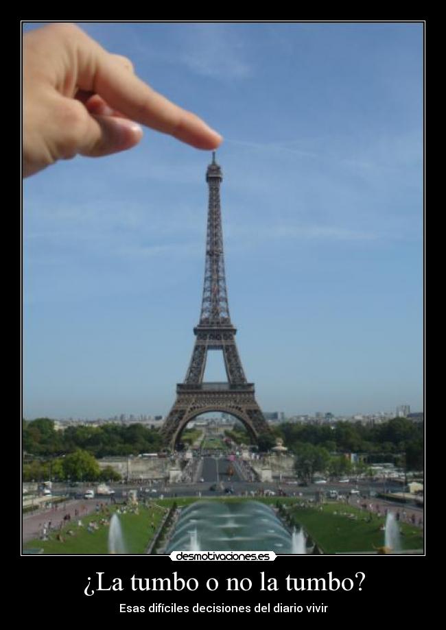carteles paris torre eiffel decisiones vivir desmotivaciones