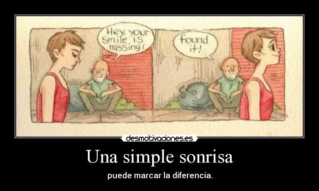 Una simple sonrisa -